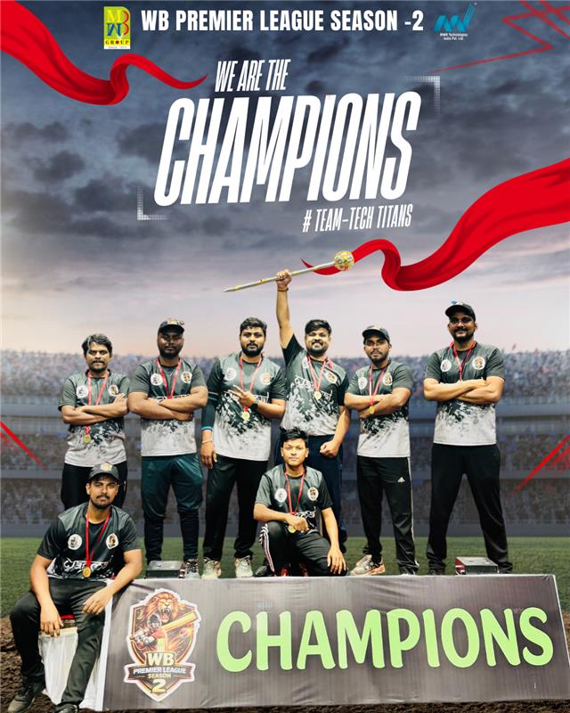 Relive the Glory: Tech Titans Crowned WB Premier League Season 2 Winners